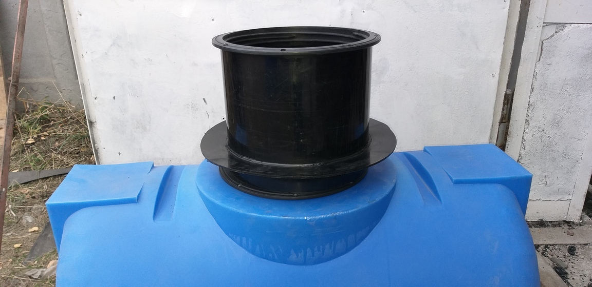 Наращивание горловины для пластиковой емкости