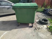 Ремонт пластикового контейнера для сбора ТБО с полным восстановлением функциональности